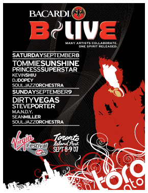 Virgin Festival + B-LIVE in Toronto